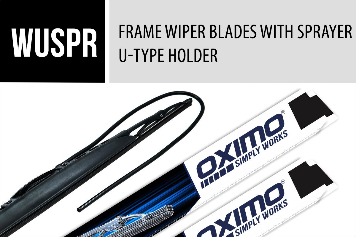 Каркасні щітки склоочисника з розпилювачем WUSPR